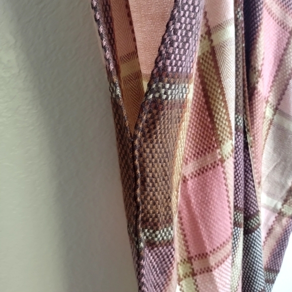 NWT Anthropologie do everything in love plaid poncho sz one size - Picture 3 of 6